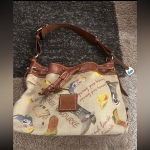 Dooney & Bourke Brown and Cream Women's Bag
